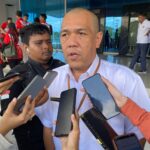 Bagas saat diwawancara awak media