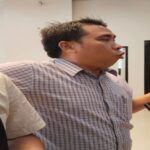 Anggota Komisi II DPRD Kaltim, Muhammad Husni Fahruddin, Saat di wawancara oleh awak media.