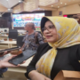  Anggota DPRD Provinsi Kalimantan Timur, Syarifatul Syadiah saat di wawancara awak media.