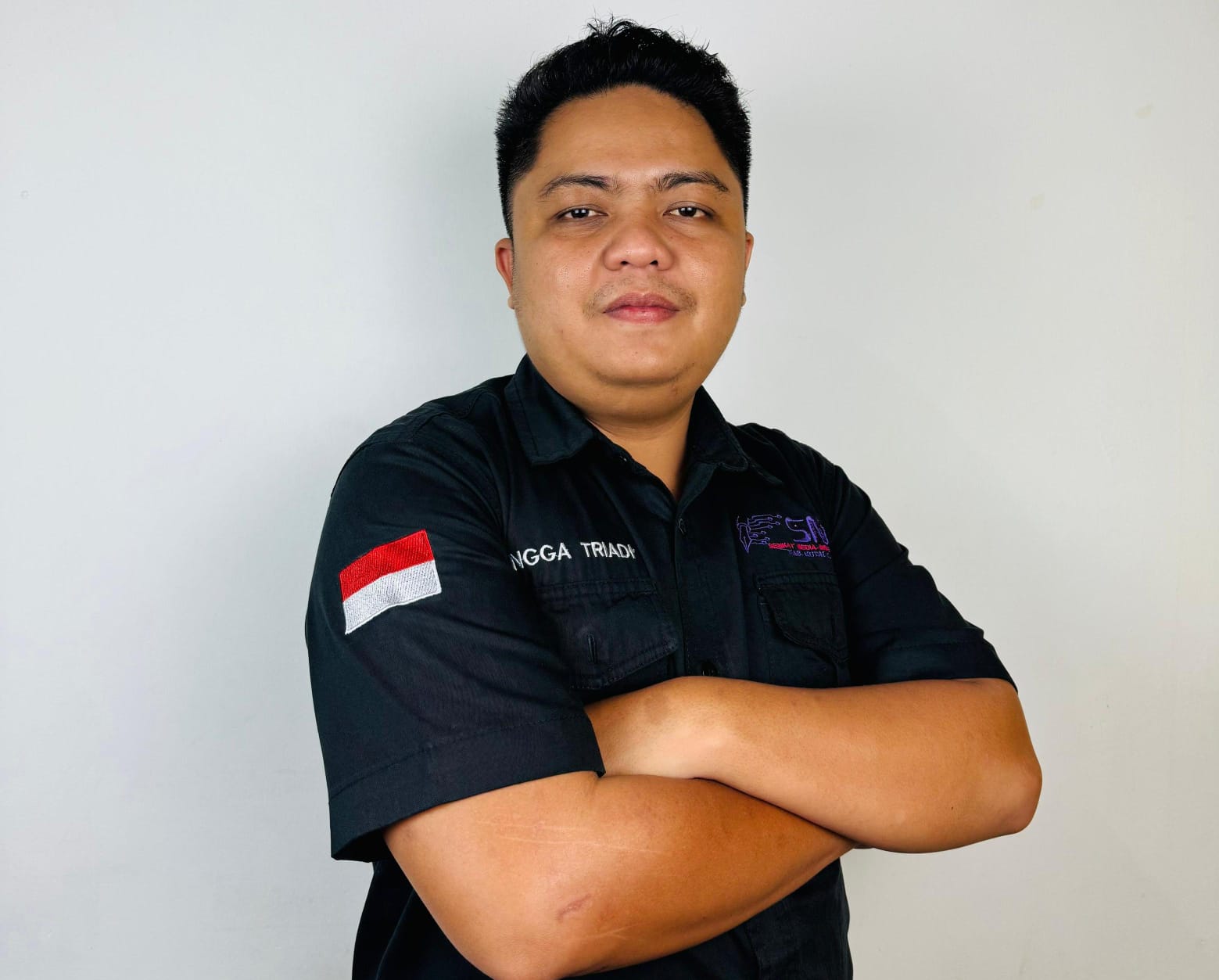 Ketua SMSI Kutai Kartanegara, Angga Triandi. (Istimewa)