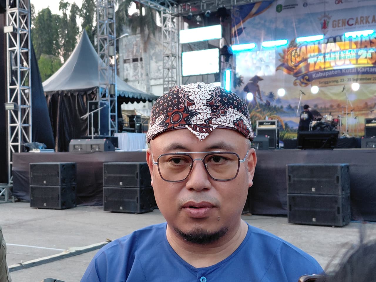 Kepala Dinas Pendidikan dan Kebudayaang Kabupaten Kutai Kartanegara, Heriansyah, saat di temui awak media, Jumat (25/9/2026).