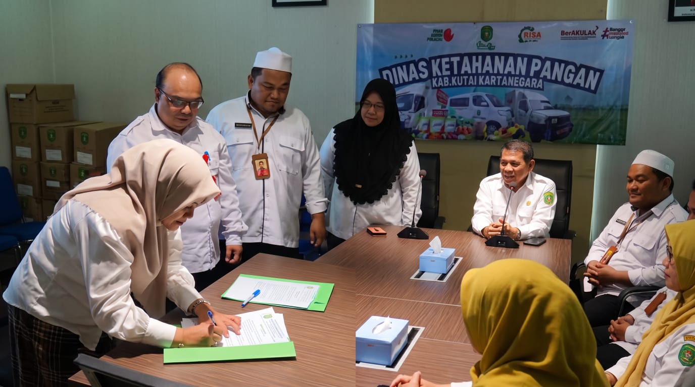 Dinas Ketahanan Pangan Kabupaten Kutai Kartanegara, gelar rapat pemusnahan arsip, pada Rabu (30/09/2026). (Ist)