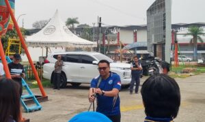 Pembukaan PORSENI GAMKI KUKAR 2026 Bertempat di Kompleks Stadion Rondong Demang (Gedung PBSI Kukar), Bupati Kukar, Aulia Rahman Basri.