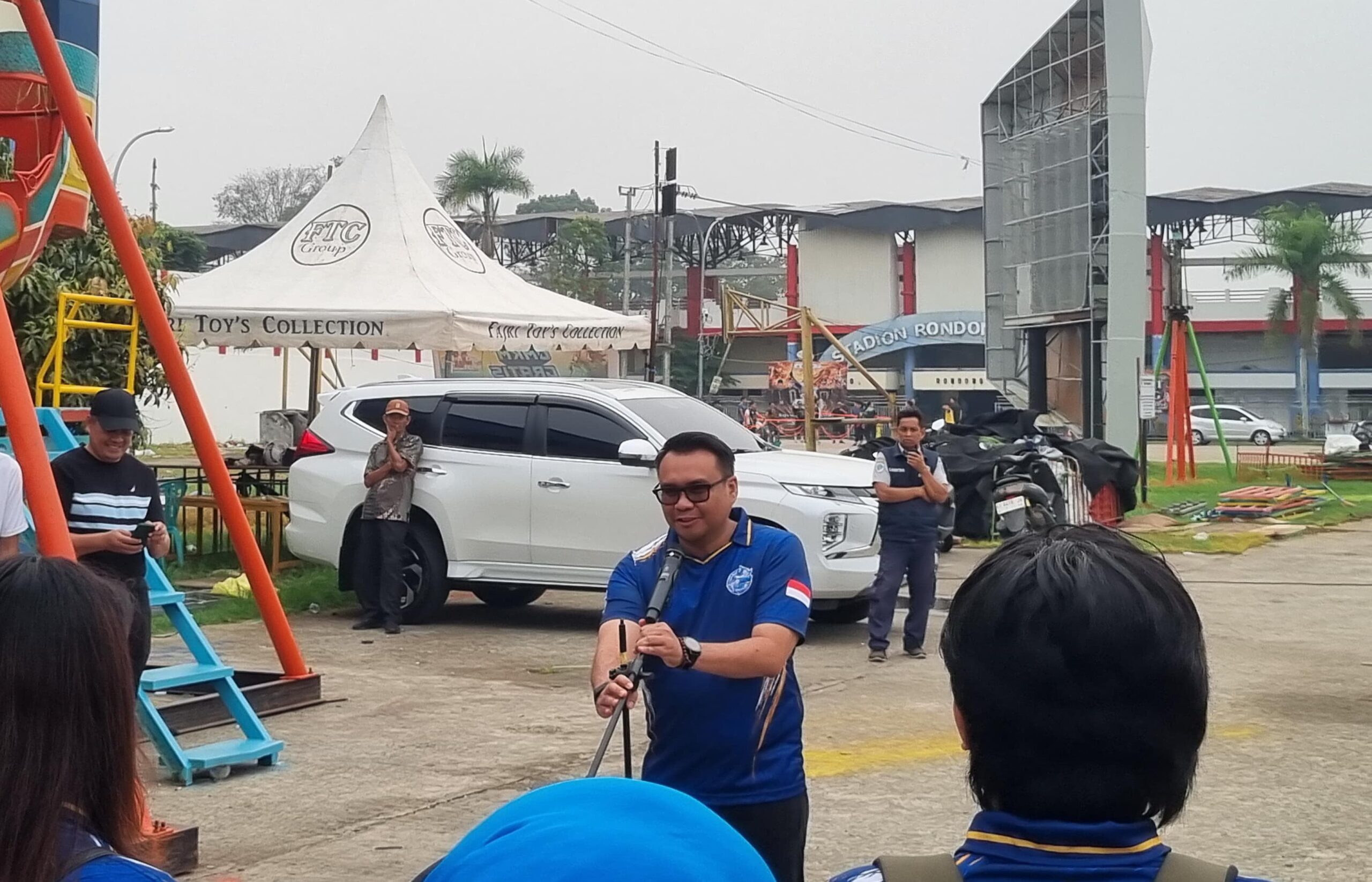 Pembukaan PORSENI GAMKI KUKAR 2026 Bertempat di Kompleks Stadion Rondong Demang (Gedung PBSI Kukar), Bupati Kukar, Aulia Rahman Basri.