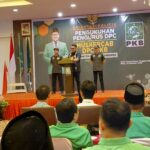 Bupati Kukar Aulia Rahman Basri saat memberikan sambutan