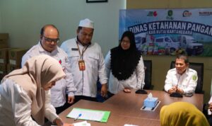 Disketapang Kukar saat melakukan rapat arsip (ist)
