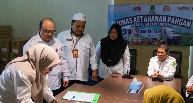 Disketapang Kukar saat melakukan rapat arsip (ist)