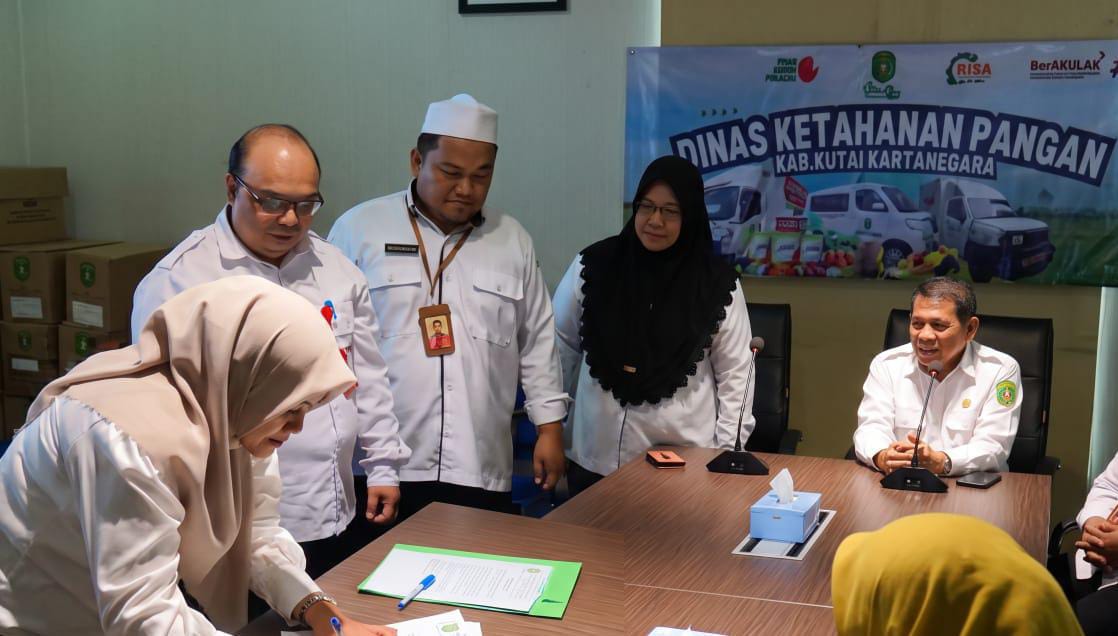 Disketapang Kukar saat melakukan rapat arsip (ist)