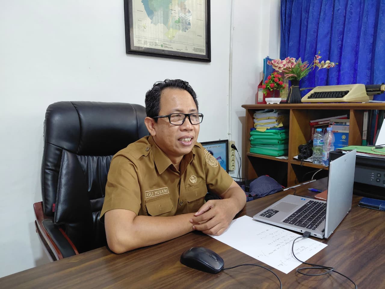 Kepala Bidang Perizinan, Pengelolaan TPI, dan Pengendalian Sumber Daya Ikan (PSDI) DKP Kukar, Asli Husaini