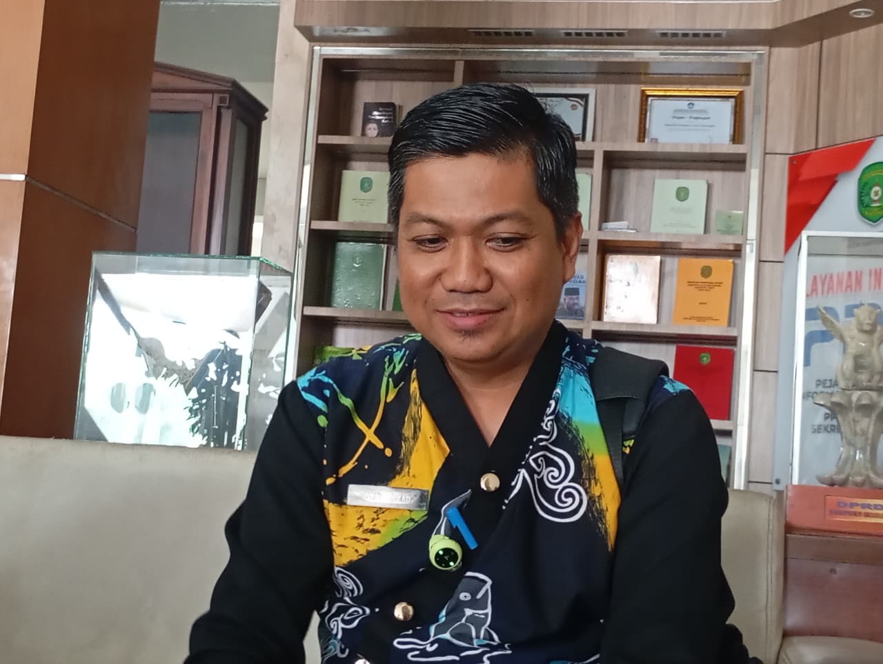 Kabid Pemasaran Dispar Kukar, Awang Ivan Akhmad Yamani.